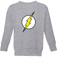 Justice League Flash Logo Kids' Sweatshirt - Grey - 11-12 Jahre von Justice League