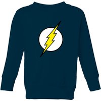 Justice League Flash Logo Kids' Sweatshirt - Navy - 11-12 Jahre von Justice League