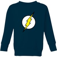 Justice League Flash Logo Kids' Sweatshirt - Navy - 3-4 Jahre von Justice League