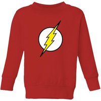 Justice League Flash Logo Kids' Sweatshirt - Red - 11-12 Jahre von Justice League