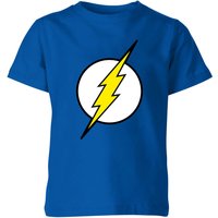 Justice League Flash Logo Kids' T-Shirt - Blue - 11-12 Jahre von Justice League