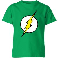 Justice League Flash Logo Kids' T-Shirt - Green - 3-4 Jahre von Justice League