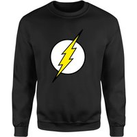 Justice League Flash Logo Sweatshirt - Black - L von Justice League