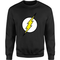 Justice League Flash Logo Sweatshirt - Black - M von Justice League