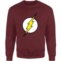 Justice League Flash Logo Sweatshirt - Burgundy - M von Justice League