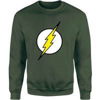 Justice League Flash Logo Sweatshirt - Green - XL von Justice League