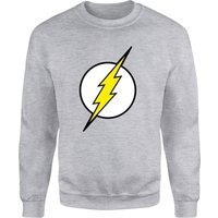 Justice League Flash Logo Sweatshirt - Grey - M von Justice League