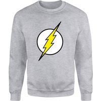 Justice League Flash Logo Sweatshirt - Grey - XS von Justice League