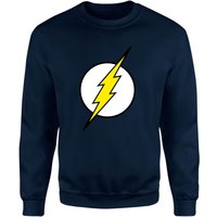 Justice League Flash Logo Sweatshirt - Navy - L von Justice League