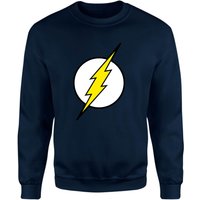 Justice League Flash Logo Sweatshirt - Navy - S von Justice League