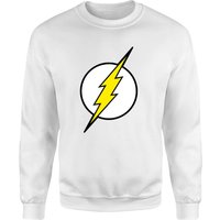 Justice League Flash Logo Sweatshirt - White - XS von Justice League