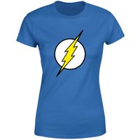 Justice League Flash Logo Women's T-Shirt - Blue - L von Justice League