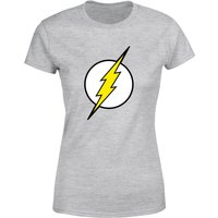 Justice League Flash Logo Women's T-Shirt - Grey - 3XL von Justice League