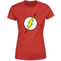 Justice League Flash Logo Women's T-Shirt - Red - L von Justice League