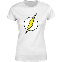 Justice League Flash Logo Women's T-Shirt - White - 4XL von Justice League