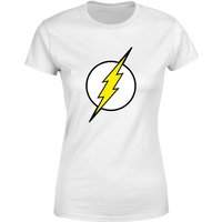Justice League Flash Logo Women's T-Shirt - White - L von Justice League