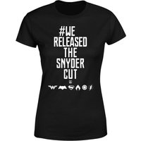 Justice League We Released The Snyder Cut Women's T-Shirt - Black - L von Justice League