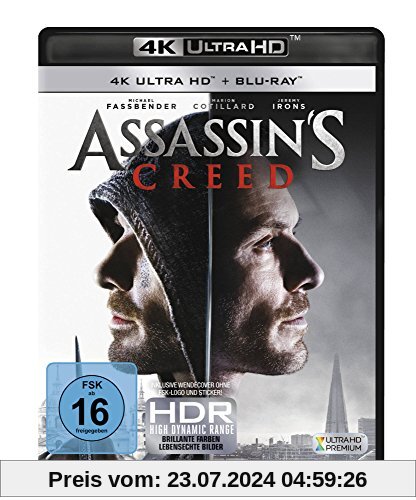 Assassin's Creed  (4K Ultra-HD) (+ Blu-ray) von Justin Kurzel