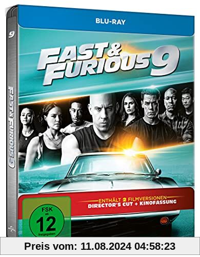 Fast and Furious 9 - Steelbook [Blu-ray] von Justin Lin