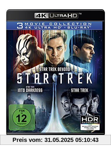 Star Trek - 3-Movie Collection  (4K Ultra HD) (3 Blu-ray 4K) (+ 3 Blu-ray 2D) von Justin Lin