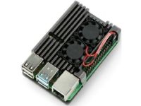 JustPi Gehäuse mit zwei Lüftern Raspberry Pi 4B (DNG-16012) von Justpi