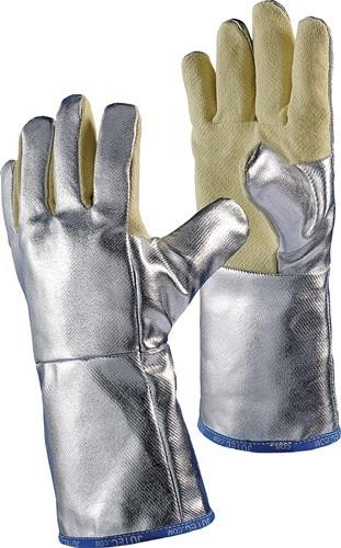 Jutec Hitzeschutzhandschuhe 5-Finger Universalgröße gelb/silber Jutec Hitzeschutzhandschuhe 5-Finger Universalgröße gelb/silber von Jutec