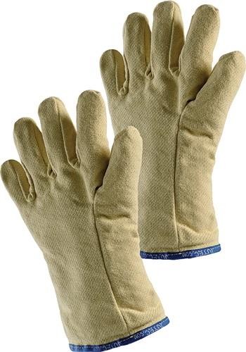 Jutec Hitzeschutzhandschuhe 5-Fingerhandschuh 10 gelb Aramidgewebe m.Isolation Jutec Hitzeschutzhandschuhe 5-Fingerhandschuh 10 gelb Aramidgewebe m.Isolation von Jutec