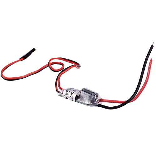 Juwaacoo Empfänger-Versorgung, 5 V/3 A, bürstenlos, ESC, externer Typ, BEC UBEC Unterstützung 2-6S von Juwaacoo