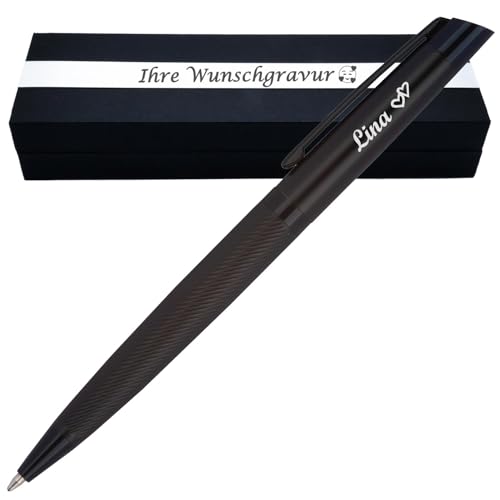 Juwelier Schönschmied CrisMa Drehkugelschreiber aus Edelstahl mit Wunschgravur | Geschenkbox inkl. Gravur | Edelstahl | blau schreibende Großraummine | mattes Design | Kugelschreiber mit Gravur Juwelier Schönschmied CrisMa Drehkugelschreiber aus Edelstahl mit Wunschgravur | Geschenkbox inkl. Gravur | Edelstahl | blau schreibende Großraummine | mattes Design | Kugelschreiber mit Gravur von Juwelier Schönschmied