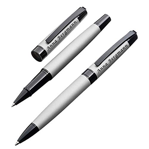 Juwelier Schönschmied - Schreibset mit Gravur als Geschenk aus Drehkugelschreiber mit Großraummine und einem Rollerball Schreibset 34 PS34 Juwelier Schönschmied - Schreibset mit Gravur als Geschenk aus Drehkugelschreiber mit Großraummine und einem Rollerball Schreibset 34 PS34 von Juwelier Schönschmied