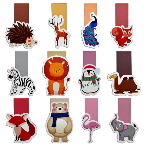 Juxtaposia Lesezeichen Magnetisch Kinder,12 Stück Magnetische Lesezeichen,Niedliches Tier Magnet lesezeichen,Thema Tiere Bookmark, Eignung Für Schüler, Junge, Mädchen, Buchliebhaber. Juxtaposia Lesezeichen Magnetisch Kinder,12 Stück Magnetische Lesezeichen,Niedliches Tier Magnet lesezeichen,Thema Tiere Bookmark, Eignung Für Schüler, Junge, Mädchen, Buchliebhaber. von Juxtaposia