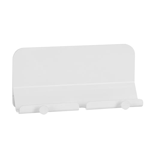 Jvjggag Wall Phone Holder with Adhesive Mount, Non-Slip ABS Phone & Tablet Shelf, Compact Wall Storage Gadget for Bathroom, Bedroom, Kitchen, Studio, Travel and Home Organization von Jvjggag