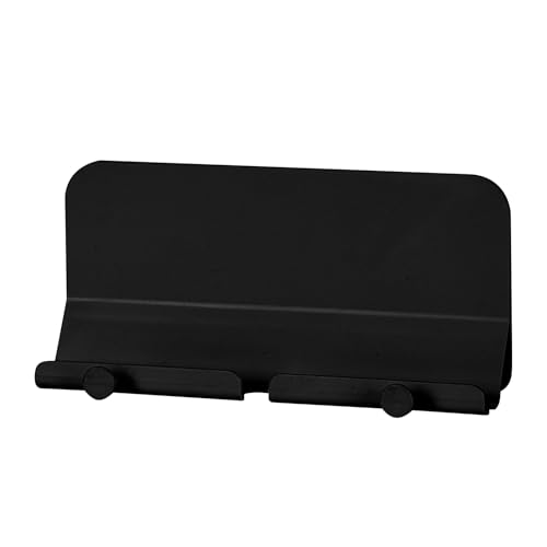 Jvjggag Wall Phone Holder with Adhesive Mount, Non-Slip ABS Phone & Tablet Shelf, Compact Wall Storage Gadget for Bathroom, Bedroom, Kitchen, Studio, Travel and Home Organization von Jvjggag