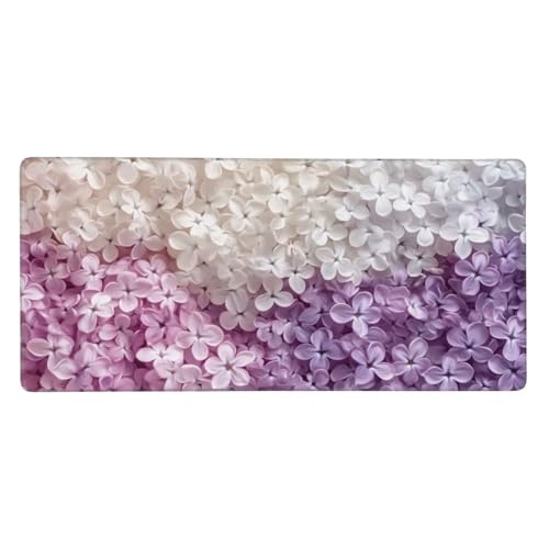 Gaming Mauspad XXL 1200x600 mm, Weiß Mousepad Blume Desk Mat mit Vernähte Kanten, Wasserdicht Anti-Rutsch Mouse Pad, Spezielle Oberfläche Verbessert Präzision und Geschwindigkeit für Gamer, j-591 Gaming Mauspad XXL 1200x600 mm, Weiß Mousepad Blume Desk Mat mit Vernähte Kanten, Wasserdicht Anti-Rutsch Mouse Pad, Spezielle Oberfläche Verbessert Präzision und Geschwindigkeit für Gamer, j-591 von Jvyaeen