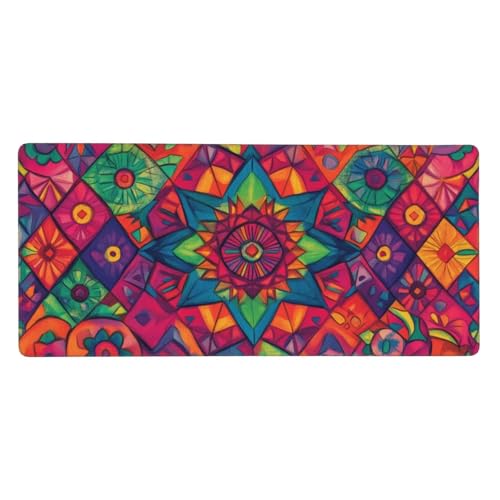 Gaming Mauspad XXL 600x300 mm, Farbe Mousepad Geometrie Desk Mat mit Vernähte Kanten, Wasserdicht Anti-Rutsch Mouse Pad, Spezielle Oberfläche Verbessert Präzision und Geschwindigkeit für Gamer, j-398 Gaming Mauspad XXL 600x300 mm, Farbe Mousepad Geometrie Desk Mat mit Vernähte Kanten, Wasserdicht Anti-Rutsch Mouse Pad, Spezielle Oberfläche Verbessert Präzision und Geschwindigkeit für Gamer, j-398 von Jvyaeen