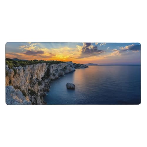 Gaming Mauspad XXL 600x300 mm, Landschaft Mousepad Meer Desk Mat mit Vernähte Kanten, Wasserdicht Anti-Rutsch Mouse Pad, Spezielle Oberfläche Verbessert Präzision und Geschwindigkeit für Gamer, j-225 Gaming Mauspad XXL 600x300 mm, Landschaft Mousepad Meer Desk Mat mit Vernähte Kanten, Wasserdicht Anti-Rutsch Mouse Pad, Spezielle Oberfläche Verbessert Präzision und Geschwindigkeit für Gamer, j-225 von Jvyaeen