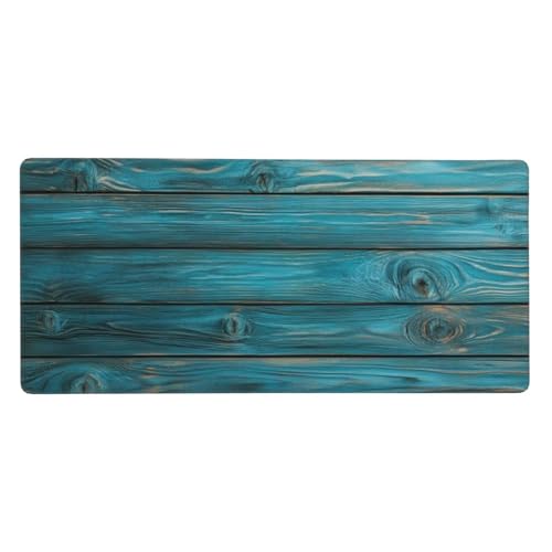 Gaming Mauspad XXL 900x300 mm, Blau Mousepad Retro-Stil Desk Mat mit Vernähte Kanten, Wasserdicht Anti-Rutsch Mouse Pad, Spezielle Oberfläche Verbessert Präzision und Geschwindigkeit für Gamer, j-183 von Jvyaeen