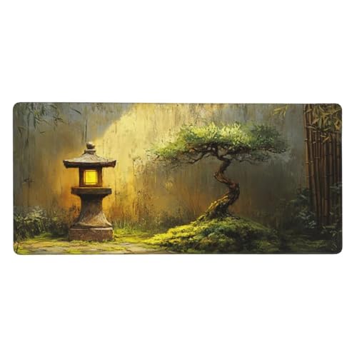 Gaming Mauspad XXL 900x300 mm, Grün Mousepad Pflanzen Desk Mat mit Vernähte Kanten, Wasserdicht Anti-Rutsch Mouse Pad, Spezielle Oberfläche Verbessert Präzision und Geschwindigkeit für Gamer, j-633 Gaming Mauspad XXL 900x300 mm, Grün Mousepad Pflanzen Desk Mat mit Vernähte Kanten, Wasserdicht Anti-Rutsch Mouse Pad, Spezielle Oberfläche Verbessert Präzision und Geschwindigkeit für Gamer, j-633 von Jvyaeen
