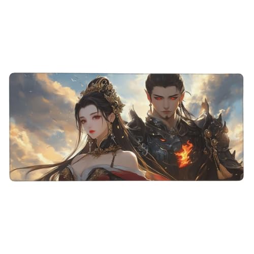 Mousepad Anime Schreibtischunterlage Paar Mauspad XXL 900x400x3mm Mousepad Gaming Zubehör, Rutschfeste Desk Mat, Mouse Pad Wasserdicht und langlebig für Gaming,Büro,Zuhause, Geschenke für Frauen j-263 Mousepad Anime Schreibtischunterlage Paar Mauspad XXL 900x400x3mm Mousepad Gaming Zubehör, Rutschfeste Desk Mat, Mouse Pad Wasserdicht und langlebig für Gaming,Büro,Zuhause, Geschenke für Frauen j-263 von Jvyaeen