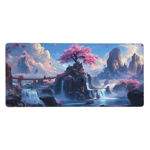 Mousepad Japan Schreibtischunterlage Landschaft Mauspad XXL 900x400x3mm Mousepad Gaming Zubehör,rutschfeste Desk Mat,Mouse Pad Wasserdicht langlebig für Gaming,Büro,Zuhause,Geschenke für Frauen j-285 Mousepad Japan Schreibtischunterlage Landschaft Mauspad XXL 900x400x3mm Mousepad Gaming Zubehör,rutschfeste Desk Mat,Mouse Pad Wasserdicht langlebig für Gaming,Büro,Zuhause,Geschenke für Frauen j-285 von Jvyaeen