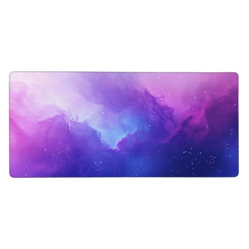 Mousepad Lila Schreibtischunterlage Verträumt Mauspad XXL 900x400x3mm Mousepad Gaming Zubehör,rutschfeste Desk Mat,Mouse Pad Wasserdicht langlebig für Gaming,Büro,Zuhause,Geschenke für Frauen j-143 von Jvyaeen