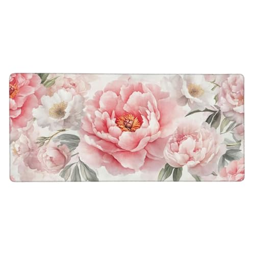 Mousepad Rosa Schreibtischunterlage Blumen Mauspad XXL 800x300x3mm Mousepad Gaming Zubehör, Rutschfeste Desk Mat, Mouse Pad Wasserdicht und langlebig für Gaming,Büro,Zuhause,Geschenke für Frauen j-445 Mousepad Rosa Schreibtischunterlage Blumen Mauspad XXL 800x300x3mm Mousepad Gaming Zubehör, Rutschfeste Desk Mat, Mouse Pad Wasserdicht und langlebig für Gaming,Büro,Zuhause,Geschenke für Frauen j-445 von Jvyaeen