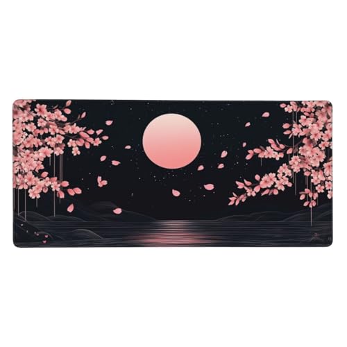 Mousepad Rosa Schreibtischunterlage Mond Mauspad XXL 900x400x3mm Mousepad Gaming Zubehör, rutschfeste Desk Mat, Mouse Pad Wasserdicht und langlebig für Gaming,Büro,Zuhause, Geschenke für Frauen j-309 Mousepad Rosa Schreibtischunterlage Mond Mauspad XXL 900x400x3mm Mousepad Gaming Zubehör, rutschfeste Desk Mat, Mouse Pad Wasserdicht und langlebig für Gaming,Büro,Zuhause, Geschenke für Frauen j-309 von Jvyaeen