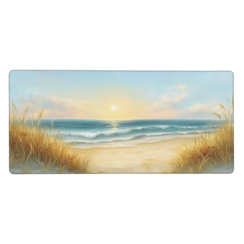 Mousepad Strand Schreibtischunterlage Landschaft Mauspad XXL 900x400x3mm Mousepad Gaming Zubehör,Rutschfeste Desk Mat,Mouse Pad Wasserdicht langlebig für Gaming,Büro,Zuhause,Geschenke für Frauen j-429 Mousepad Strand Schreibtischunterlage Landschaft Mauspad XXL 900x400x3mm Mousepad Gaming Zubehör,Rutschfeste Desk Mat,Mouse Pad Wasserdicht langlebig für Gaming,Büro,Zuhause,Geschenke für Frauen j-429 von Jvyaeen