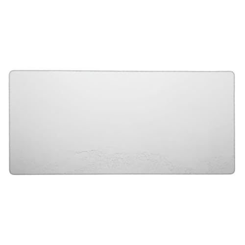 Mousepad Weiß Schreibtischunterlage Cremige Farbe Mauspad XXL 900x400x3mm Mousepad Gaming Zubehör,rutschfeste Desk Mat,Mouse Pad Wasserdicht langlebig,Gaming,Büro,Zuhause,Geschenke für Frauen j-133 von Jvyaeen