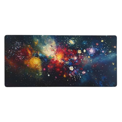 Retro Mauspad XXL 700 x 300 mm Schreibtischunterlage Bunt Mousepad mit rutschfeste Gummibasis, Wasserdicht Mousepad, Groß Erweiterter Gaming Mauspad für PC, Laptop, Home Office Deko, Geschenke j-345 Retro Mauspad XXL 700 x 300 mm Schreibtischunterlage Bunt Mousepad mit rutschfeste Gummibasis, Wasserdicht Mousepad, Groß Erweiterter Gaming Mauspad für PC, Laptop, Home Office Deko, Geschenke j-345 von Jvyaeen