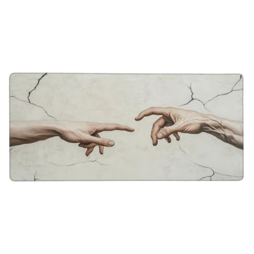 Retro Mauspad XXL 800 x 400 mm Schreibtischunterlage Händchenhalten Mousepad mit rutschfeste Gummibasis, Wasserdicht Mousepad, Groß Erweiterter Gaming Mauspad für PC, Laptop, Home Office Deko j-109 Retro Mauspad XXL 800 x 400 mm Schreibtischunterlage Händchenhalten Mousepad mit rutschfeste Gummibasis, Wasserdicht Mousepad, Groß Erweiterter Gaming Mauspad für PC, Laptop, Home Office Deko j-109 von Jvyaeen