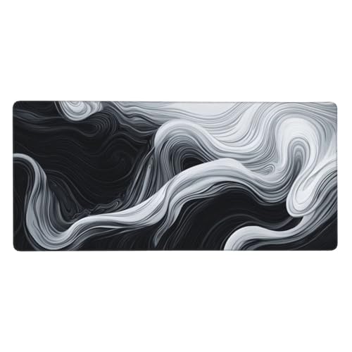 Weiß Mauspad XXL 800 x 400 mm Schreibtischunterlage Linien Mousepad mit rutschfeste Gummibasis, Wasserdicht Mousepad, Groß Erweiterter Gaming Mauspad für PC, Laptop, Home Office Deko, Geschenke j-97 Weiß Mauspad XXL 800 x 400 mm Schreibtischunterlage Linien Mousepad mit rutschfeste Gummibasis, Wasserdicht Mousepad, Groß Erweiterter Gaming Mauspad für PC, Laptop, Home Office Deko, Geschenke j-97 von Jvyaeen