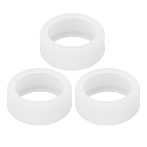 Rings chutz, 3 Stück Silikon Smart Ring Abdeckung Schutz Kratz Feste Haut freundliche elastische Schutzhülle (M) von Jwthee