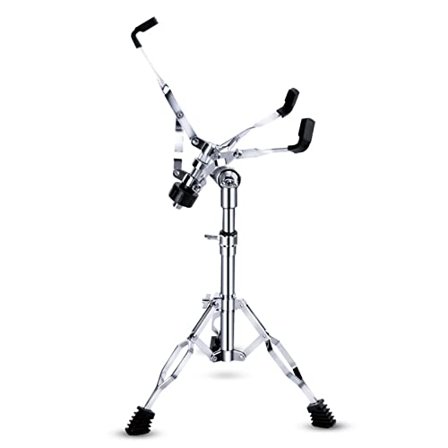 Snare -Drum -Ständer, einstellbare Höhe 15,7 bis 21,7 Zoll doppelt verspätete Stativ -Snare -Ständer für 10 bis 15,7 Zoll Drum angepasst von Jwthee